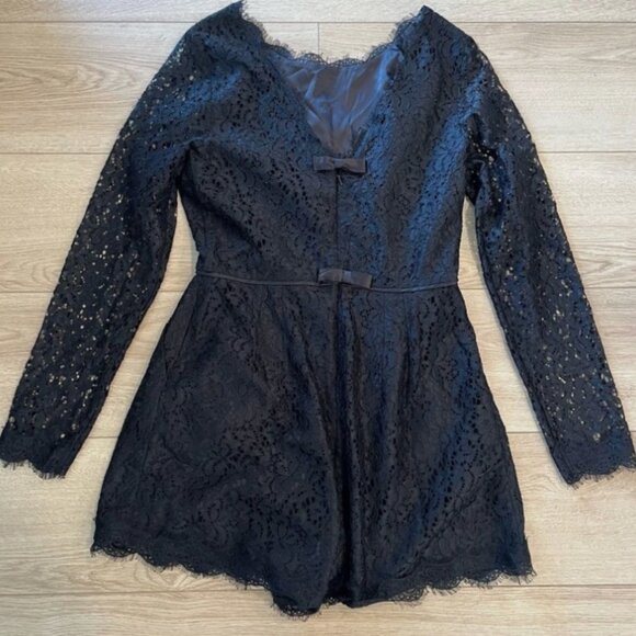 Brand New By Anthropologie Long-Sleeve Lace Playsuit - Picture 3 of 6